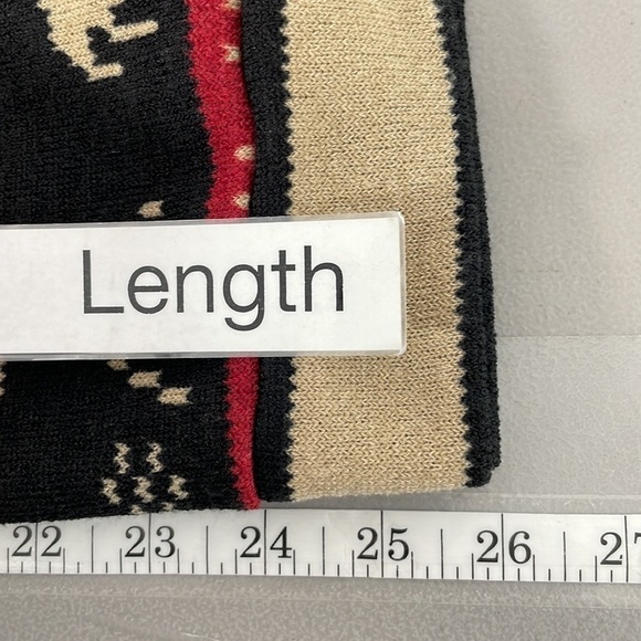 Miss U Sweater Womens Small Black Red NWT Winter Christmas Cold Shoulder Knit - Picture 14 of 14